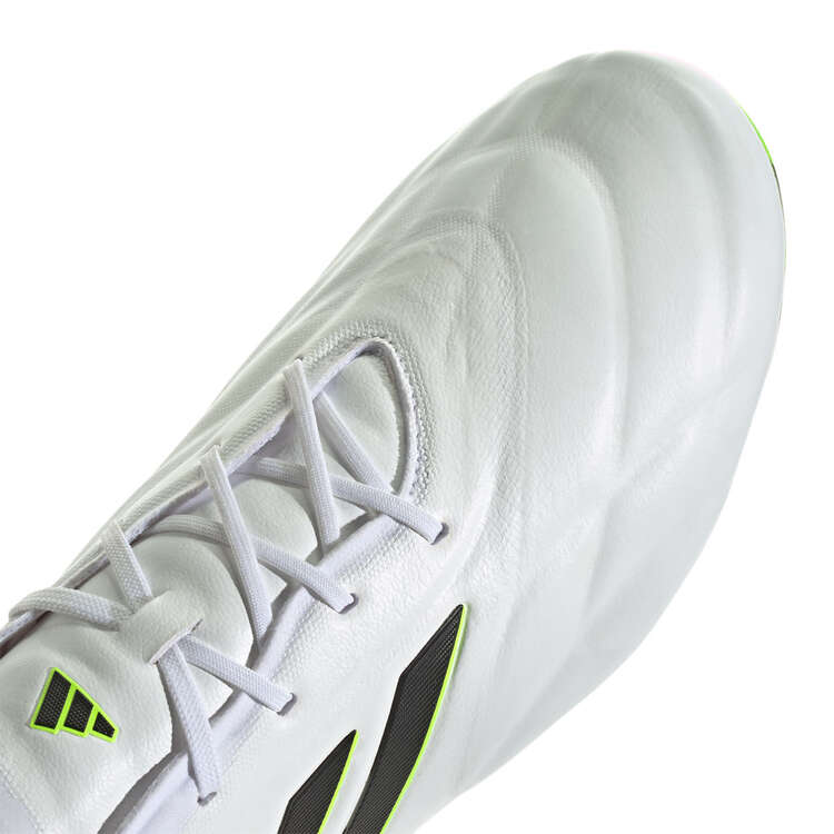 adidas Copa Pure .1 Football Boots, White/Black, rebel_hi-res