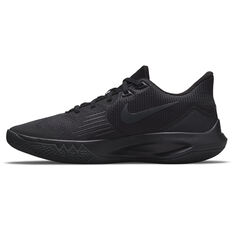 Nike Precision 5 Basketball Shoes Black US 7, Black, rebel_hi-res