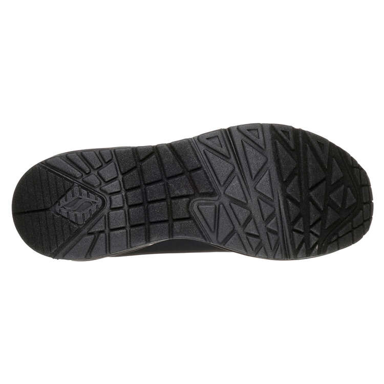 Skechers Uno Womens Walking Shoes, Black, rebel_hi-res