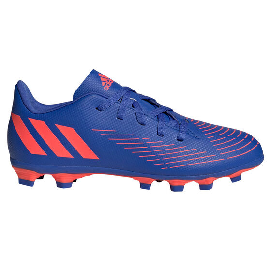 adidas Predator Edge .4 Kids Football Boots, Blue/Red, rebel_hi-res