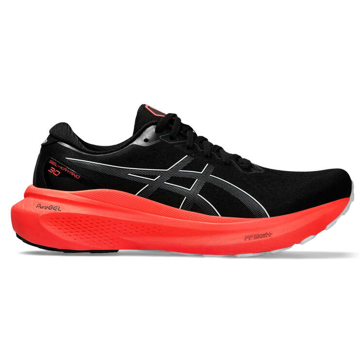 Asics GEL Kayano 30 Mens Running Shoes, Black/Grey, rebel_hi-res