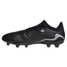 adidas Copa Sense .3 Football Boots Black/White US Mens 4 / Womens 5, Black/White, rebel_hi-res