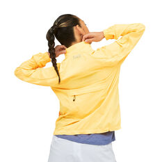 New Balance Womens Impact Run Light Jacket, Mustard, rebel_hi-res