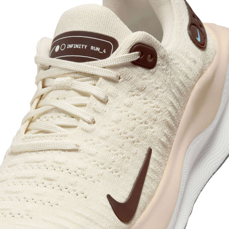 Nike InfinityRN 4 Womens Running Shoes, Sail, rebel_hi-res