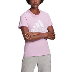 adidas Womens Essentials Logo Tee Pink XS, Pink, rebel_hi-res