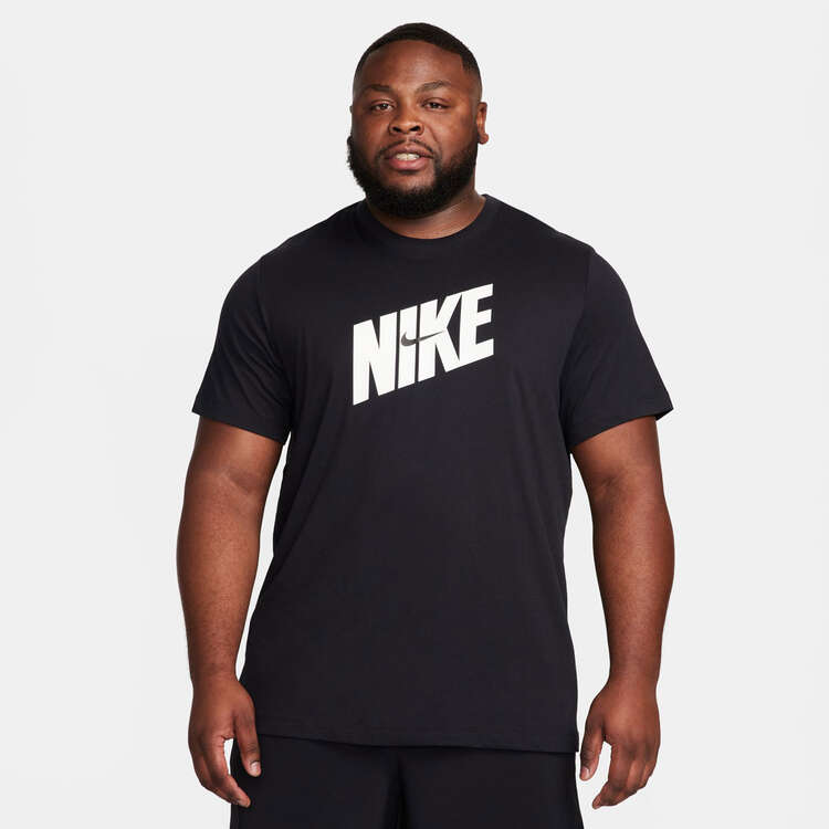 Nike Yoga Dri-FIT graphic logo t-shirt in light stone