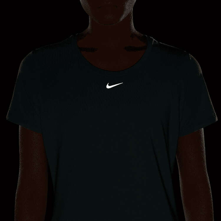 Nike One Womens Dri-FIT Luxe Standard Tee, Blue, rebel_hi-res