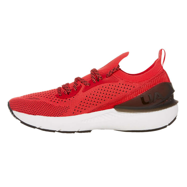 Under Armour Shift Mens Running Shoes, Red/White, rebel_hi-res