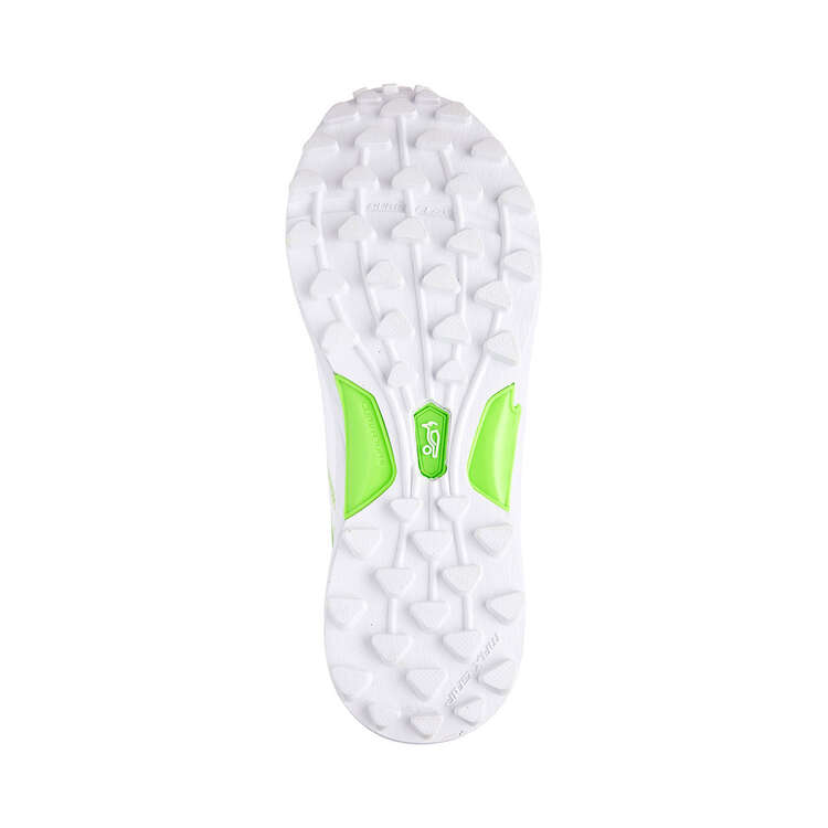Kookaburra Pro 2.0 Rubber Cricket Shoes, White/Lime, rebel_hi-res