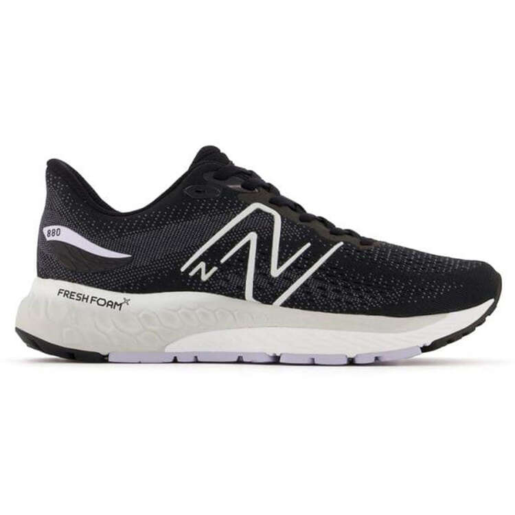 New Balance 880 v12 Womens Running Shoes Black/White US 7, Black/White, rebel_hi-res