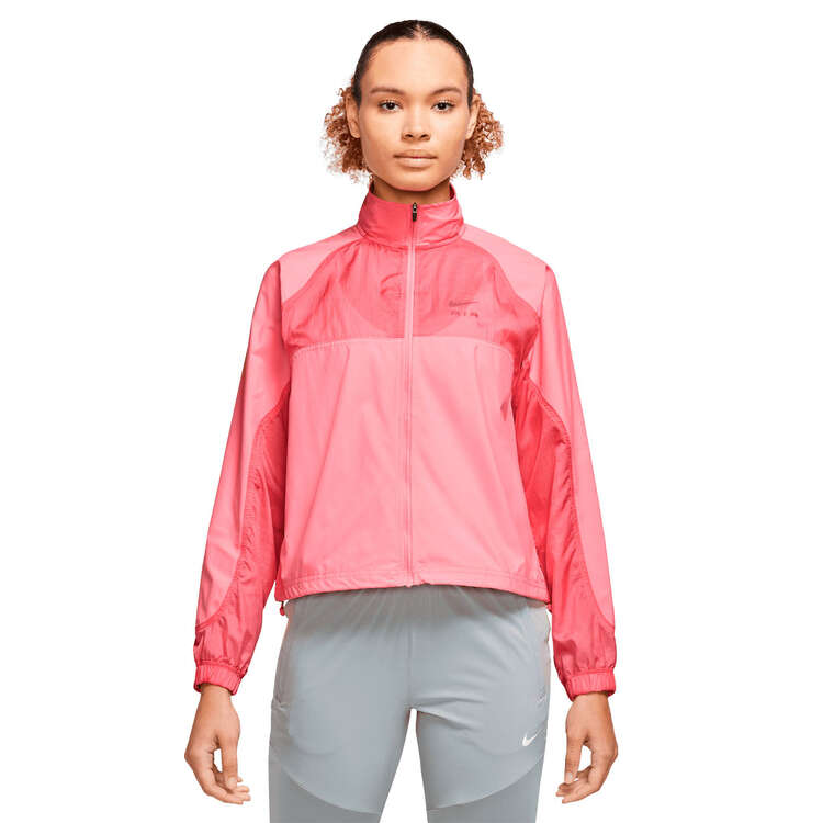 Nike Air Womens Running Jacket, Pink, rebel_hi-res
