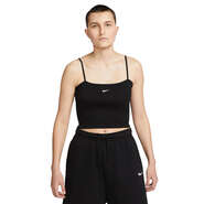 Nike Womens Sportswear Essential Ribbed Crop Top, , rebel_hi-res