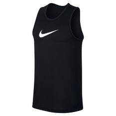 Nike Mens Dri-FIT Crossover Basketball Tank, Black, rebel_hi-res