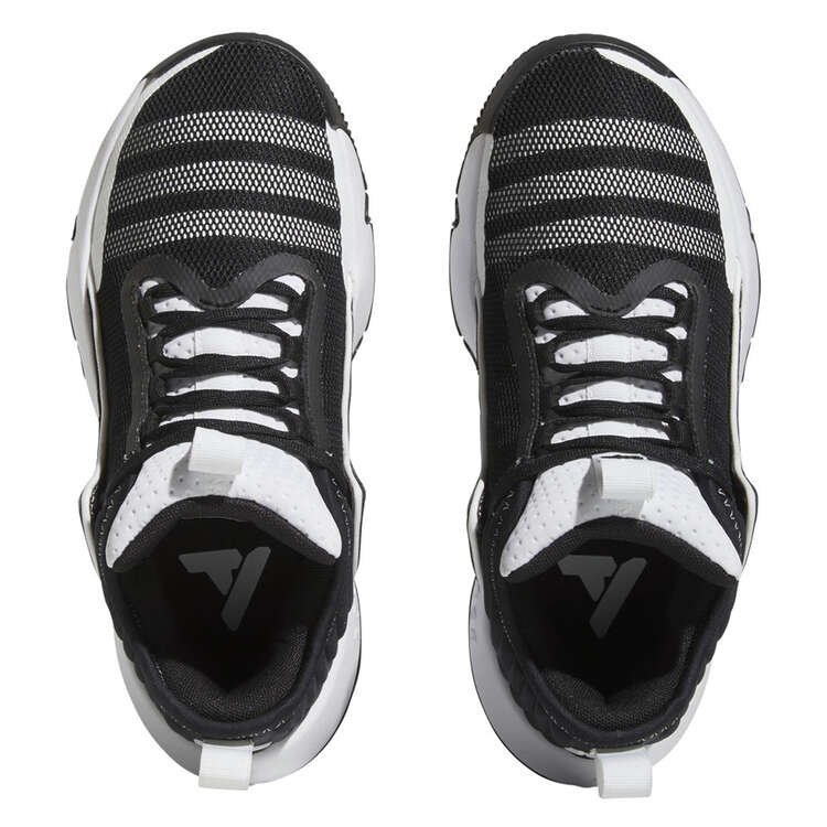 adidas Trae Unlimited GS Kids Basketball Shoes, Black/White, rebel_hi-res