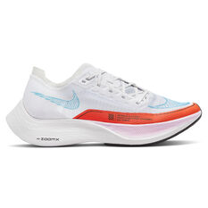 Nike ZoomX Vaporfly Next% 2 Womens Running Shoes, White/Blue, rebel_hi-res