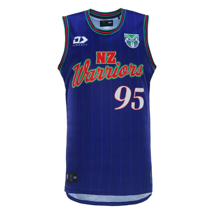 New Zealand Warriors 2024 Mens Basketball Singlet, , rebel_hi-res
