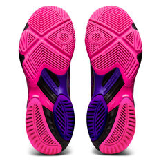 Asics GEL Netburner Ballistic FF 2 Womens Netball Shoes, Black/Pink, rebel_hi-res
