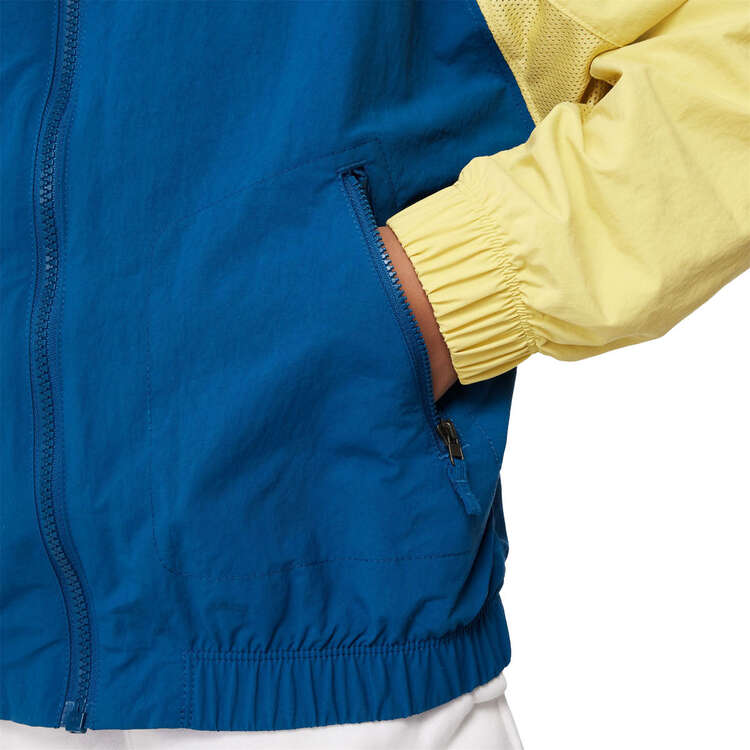 Nike Kids Sportswear Amplify Woven Jacket, Blue/Gold, rebel_hi-res