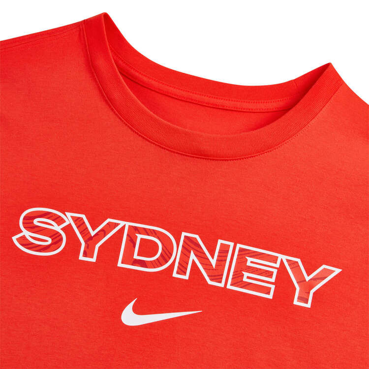 Sydney Swans 2024 Mens Energy Tee, Red, rebel_hi-res