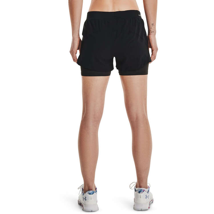 Under Armour Womens Iso-Chill 2 In 1 Shorts Black S | Rebel Sport
