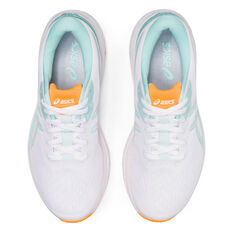 Asics GT 1000 11 Womens Running Shoes White/Blue, White/Blue, rebel_hi-res