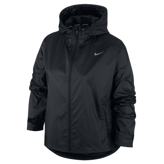 Nike Womens Essential Running Jacket, Black, rebel_hi-res
