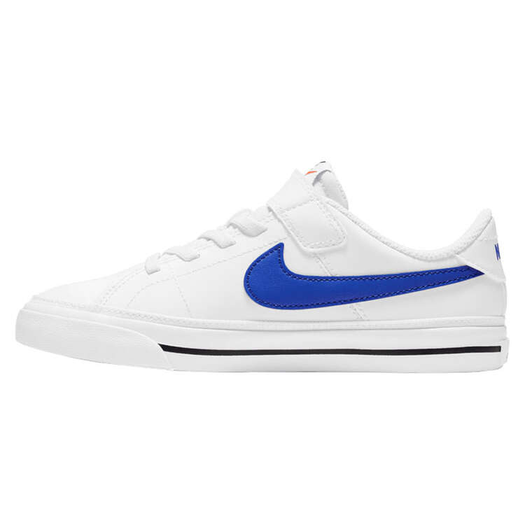 Nike Court Legacy PS Kids Casual Shoes White/Blue US 11, White/Blue, rebel_hi-res