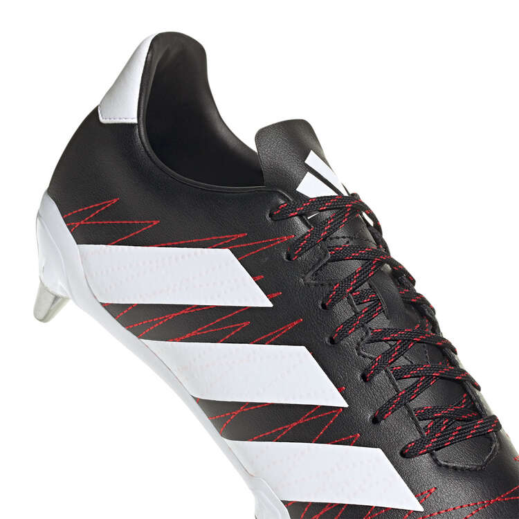 adidas Kakari Rugby Boots, Black/White, rebel_hi-res