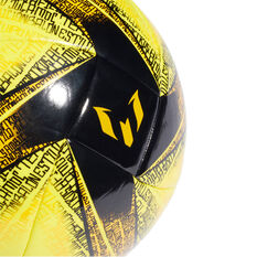 adidas Messi Club Soccer Ball Size 3 Gold/Black, Gold/Black, rebel_hi-res