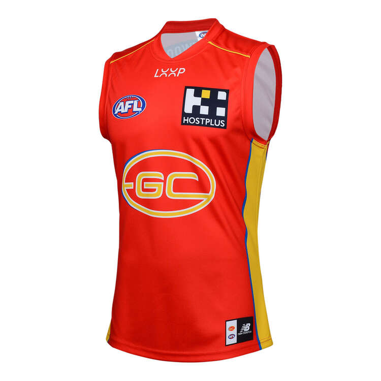 Gold Coast Suns 2024 Kids Home Guernsey Red/Yellow 6, Red/Yellow, rebel_hi-res