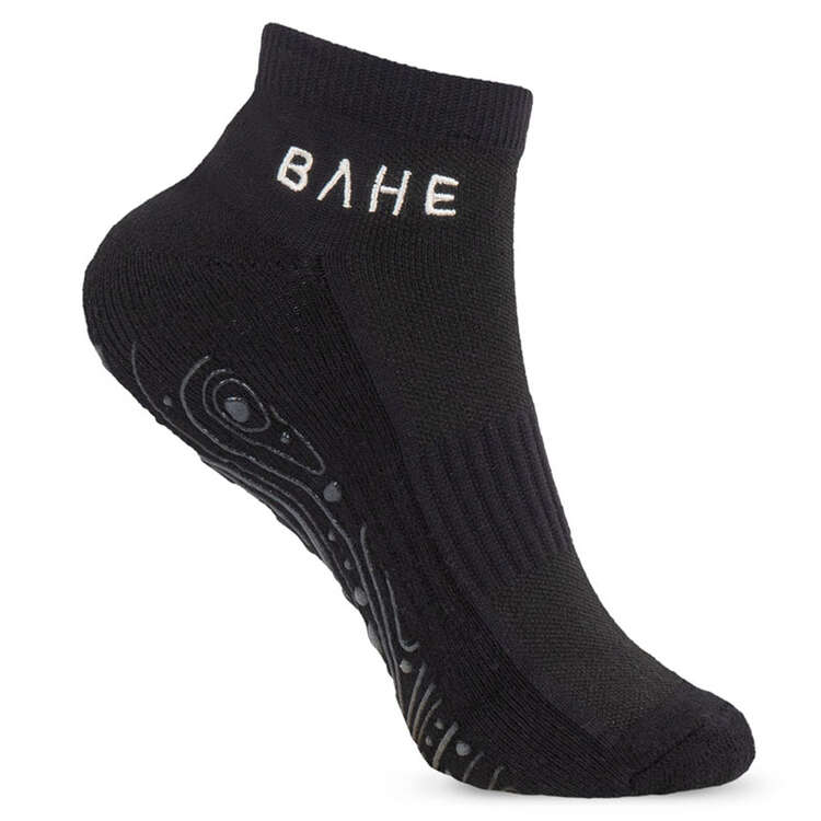 Bahe Grounded Grippy Ankle Socks Anthracite, , rebel_hi-res