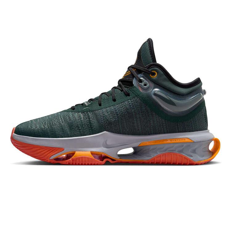 Nike Air Zoom G.T. Jump 2 Basketball Shoes Green/Orange US Mens 7 / Womens 8.5, Green/Orange, rebel_hi-res