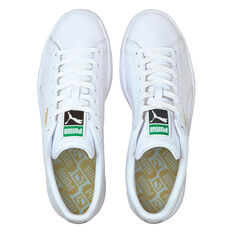 Puma Basket Classic XXI GS Mens Casual Shoes, White, rebel_hi-res