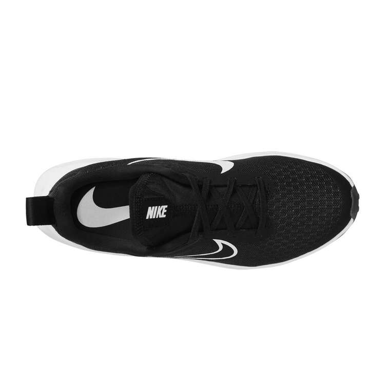 Nike Air Zoom Arcadia GS Kids Running Shoes, Black/White, rebel_hi-res