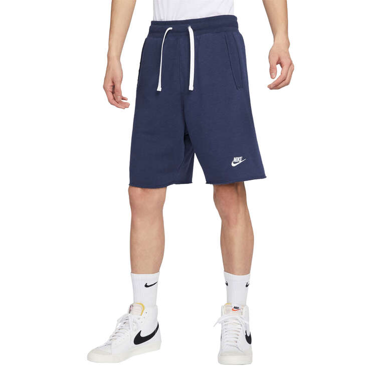 Nike Mens Club French Terry Alumni Shorts, Navy, rebel_hi-res