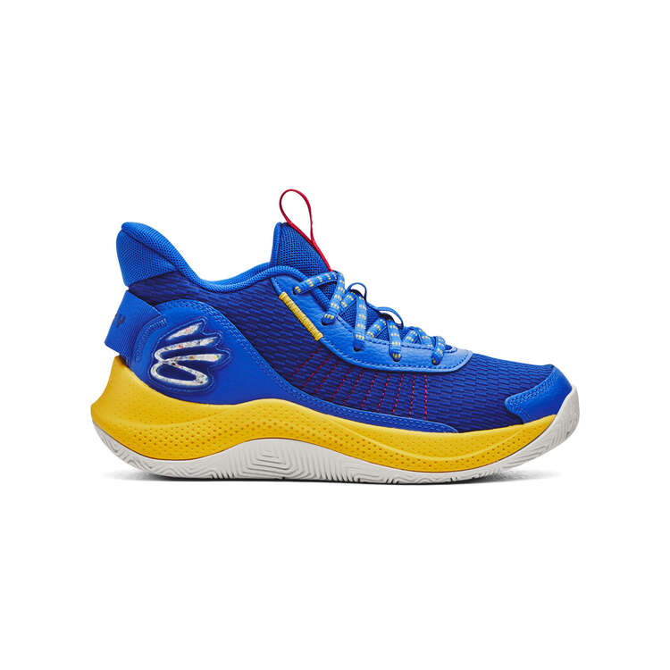 Under Armour Curry 3Z7 GS Basketball Shoes, Blue, rebel_hi-res