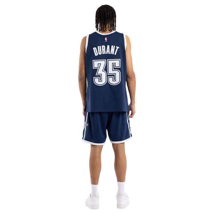 Mitchell & Ness Oklahoma City Thunder Kevin Durant 2015/16 Basketball Jersey Navy S, Navy, rebel_hi-res