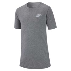 Nike Sportwear Boys Futura Tee Grey / White XS, Grey / White, rebel_hi-res