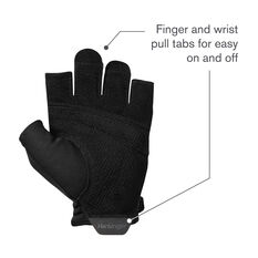 Harbinger Mens Pro Gloves Black S, Black, rebel_hi-res
