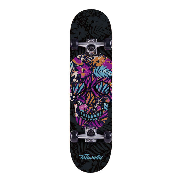 Tahwahli Ramp Floral Skull Skateboard, , rebel_hi-res