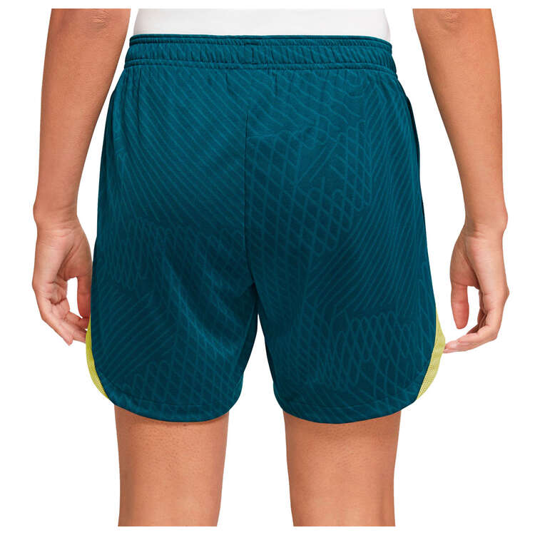 Nike Australia Strike Womens Dri-FIT Knit Football Shorts Green XS, Green, rebel_hi-res