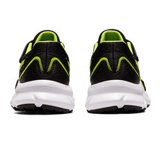 Asics Jolt 3 PS Kids Running Shoes, Black/Green, rebel_hi-res