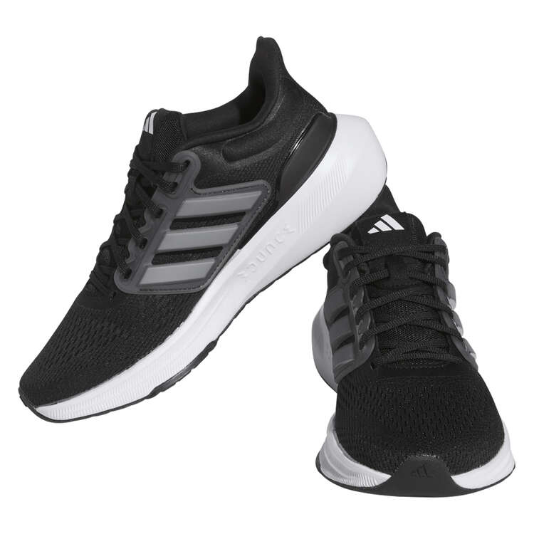 adidas Ultrabounce GS Kids Running Shoes Black/White US 6, Black/White, rebel_hi-res