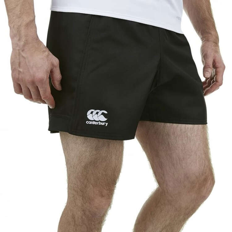 Canterbury Mens Advantage Shorts, Black, rebel_hi-res