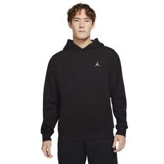 Jordan Essentials Mens Fleece Pullover Hoodie Black S, Black, rebel_hi-res