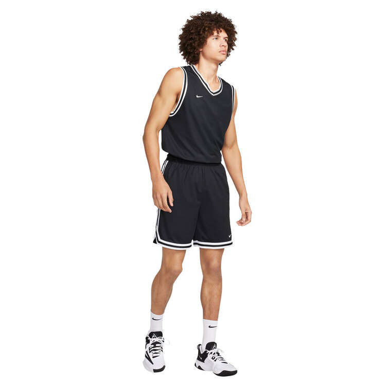 Nike Mens DNA Dri-FIT 8 Inch Basketball Shorts, Black, rebel_hi-res