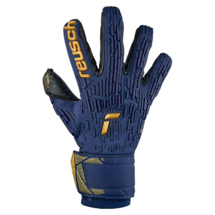 Reusch Attrakt Freegel Fusion Goaliator Goalkeeper Gloves, Blue, rebel_hi-res