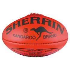Sherrin KB Australian Rules Football Red 5, Red, rebel_hi-res