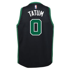 Jordan Boston Celtics Jayson Tatum Kids Statement Swingman Jersey Black S, Black, rebel_hi-res