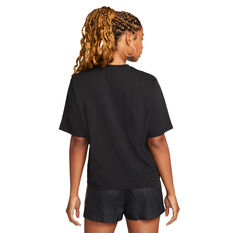 Nike Womens Sportswear Boxy Tee Black XS, Black, rebel_hi-res